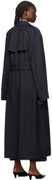LESET Navy Jane Trench Coat