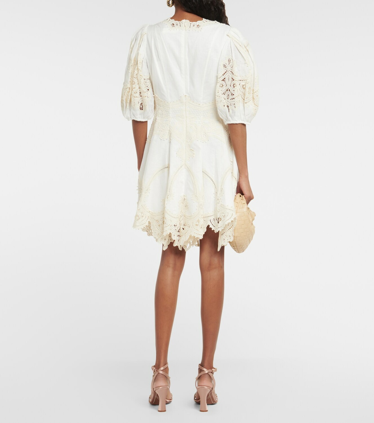 関税・送料込み【国内発送】ZIMMERMANN Tiggy Linen Midi ドレス zimmermann-tiggy-bow-