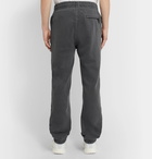 Billionaire Boys Club - Tapered Overdyed Logo-Appliquéd Loopback Cotton-Jersey Sweatpants - Gray