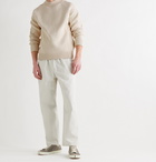 JACQUEMUS - Grain Herringbone Tape-Trimmed Cotton Sweater - Neutrals