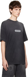 Givenchy Black Distressed T-Shirt