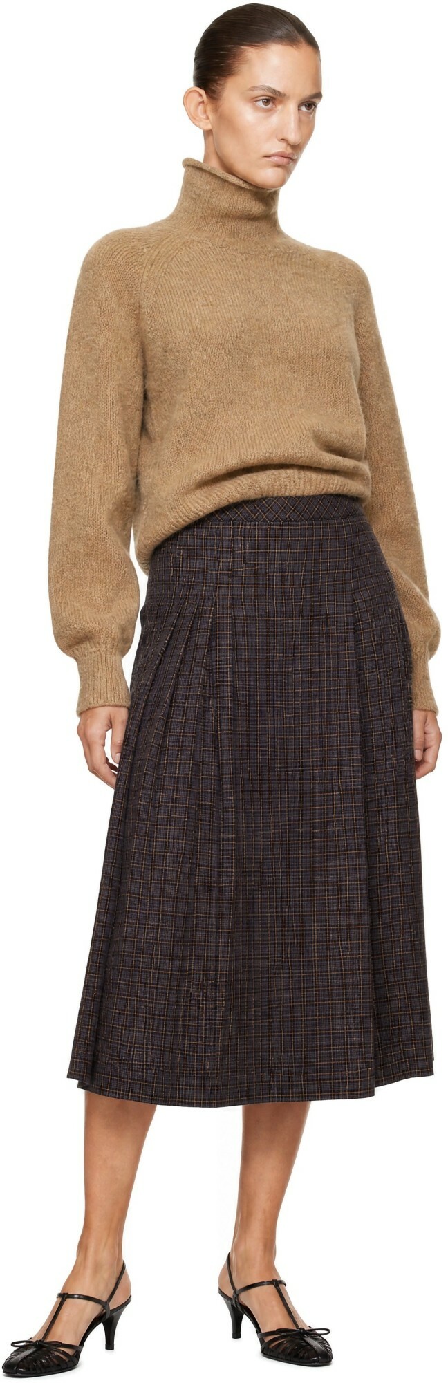 YMC Tan Beat Turtleneck
