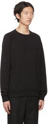 Balmain Black Cotton Sweatshirt