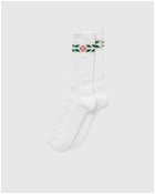 Casablanca Ribbed Sport Sock White - Mens - Socks