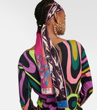 Pucci - Printed silk twill scarf