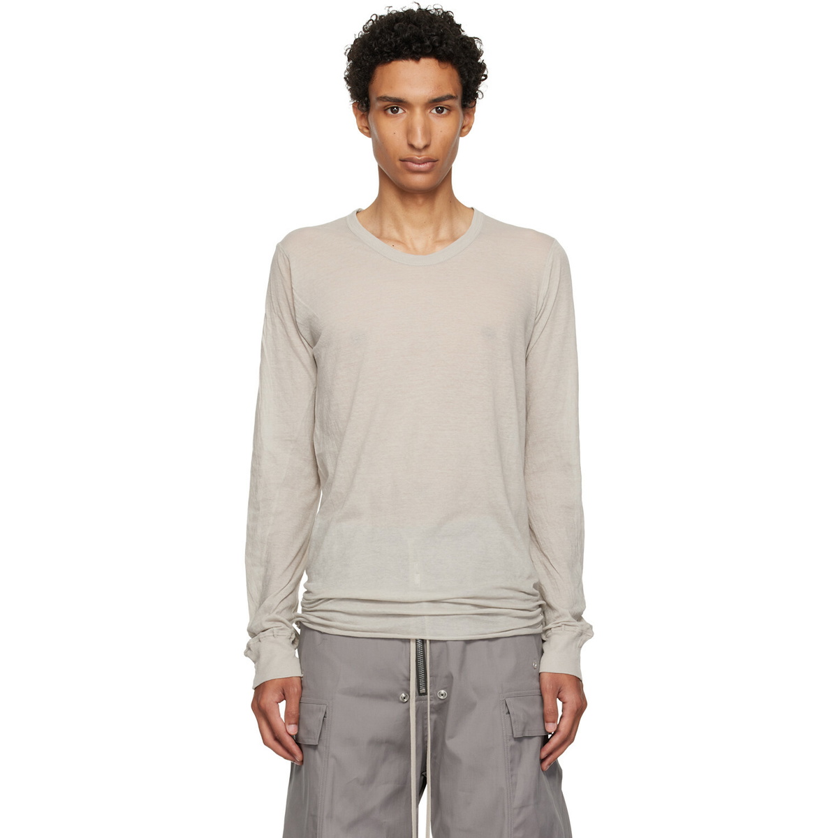 Rick Owens Off-White Tower Basic LS T-shirt