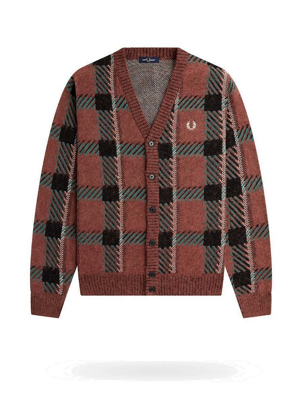 Photo: Fred Perry   Cardigan Brown   Mens