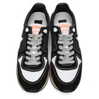 Golden Goose Black and Silver Running Sneakers