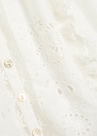 Loveshackfancy Hawthorne Embroidered Cotton top White