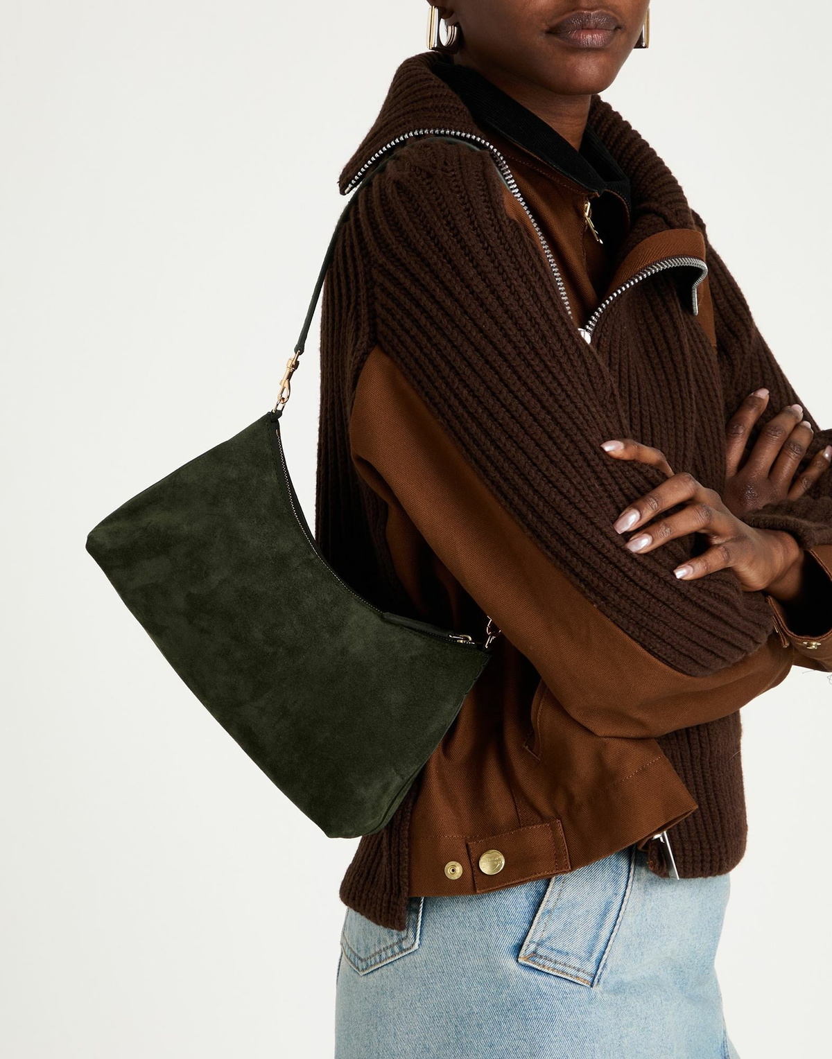 Mansur Gavriel Rhea Womens Shoulder bag Dark in Green