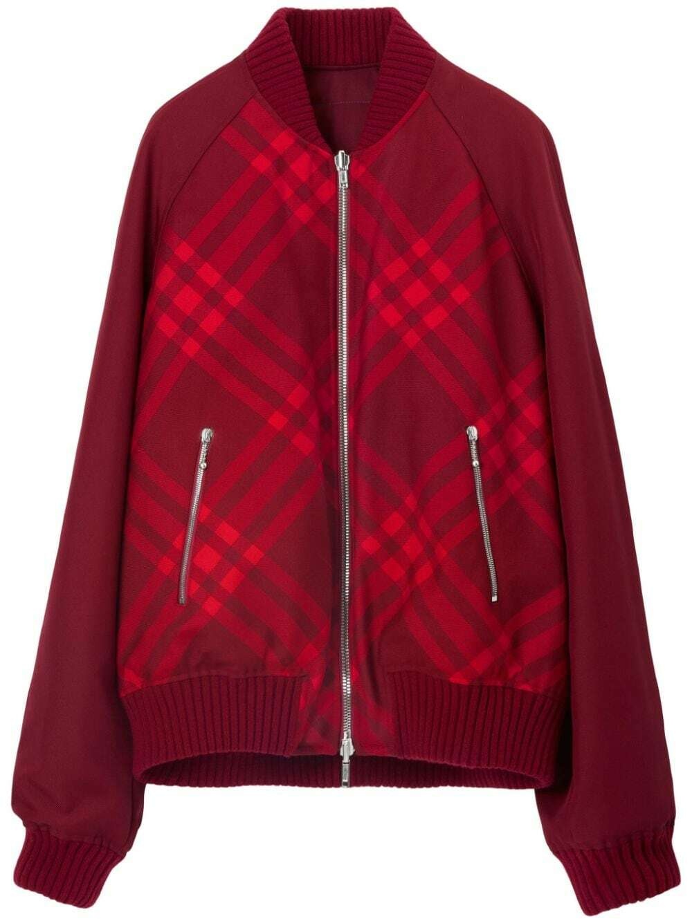Photo: BURBERRY - Cardigan With Check Pattern