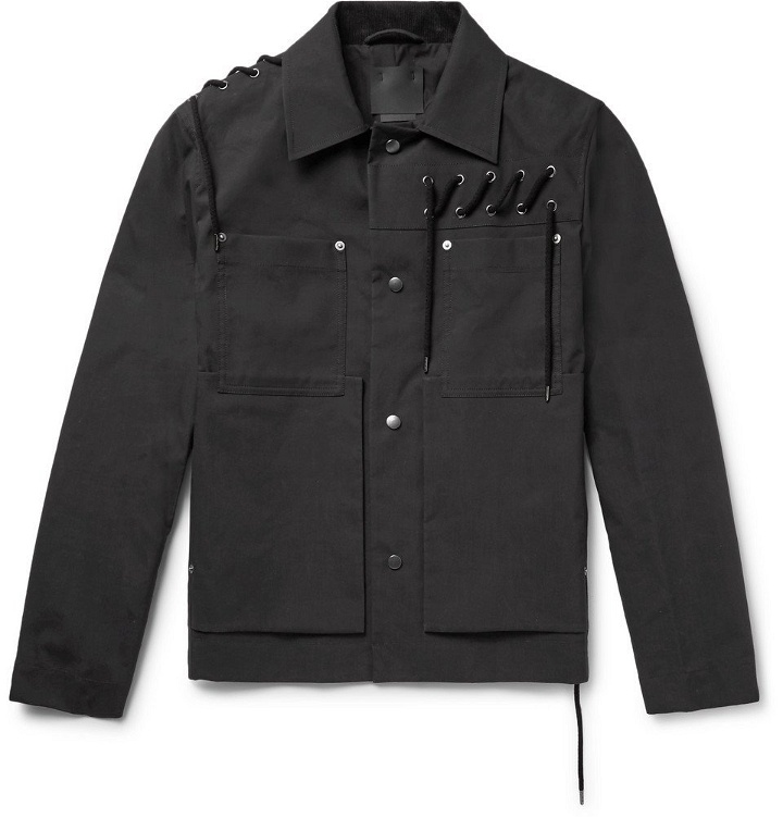 Photo: Craig Green - Lace-Detailed Bonded Cotton-Canvas Jacket - Men - Black
