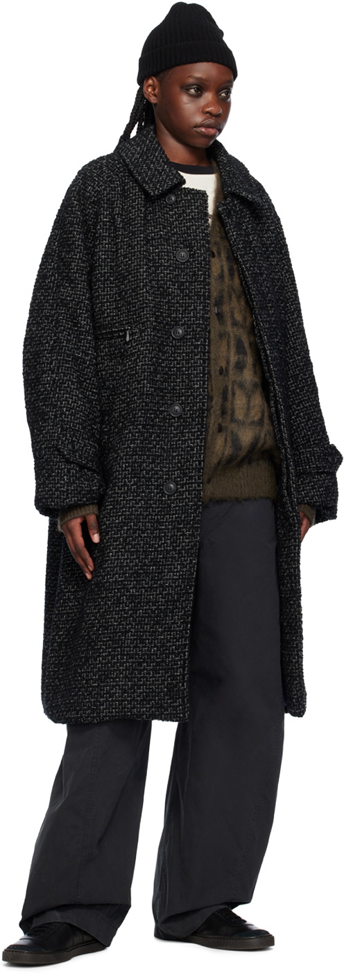 NEEDLES Black Balcollar Coat Needles