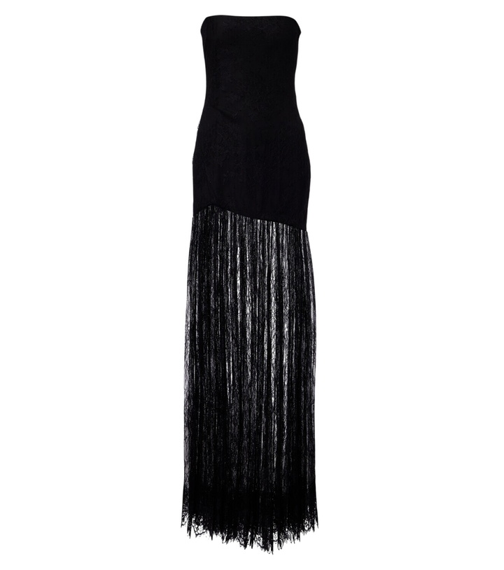Photo: Retrofête Jeanette lace strapless gown