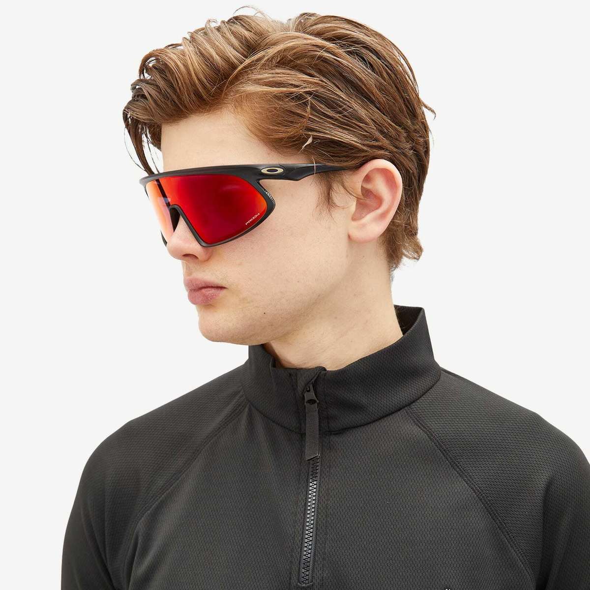Oakley RSLV Sunglasses in Matte Black/Prizm Road 