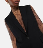 Burberry - Virgin wool vest