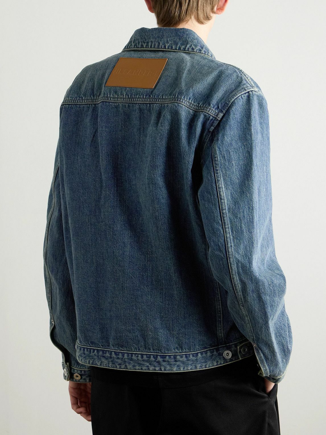 Jil Sander - Logo-Appliquéd Denim Jacket - Blue