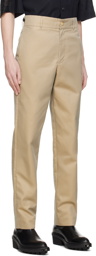 Feng Chen Wang Black & Beige Layered Trousers