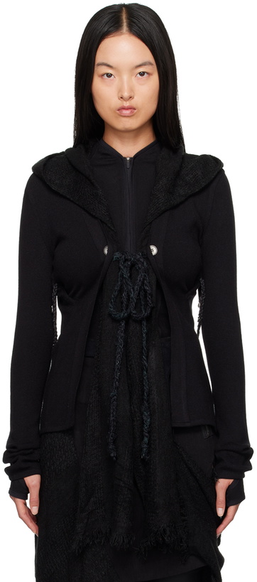 Photo: HYEIN SEO Black Hooded Jacket