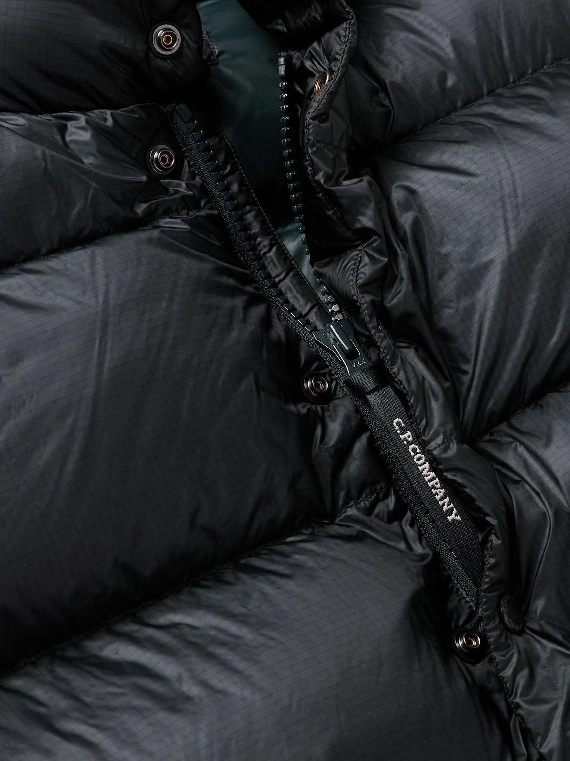 C.P. Company - Quilted Ripstop Down Gilet - Gray