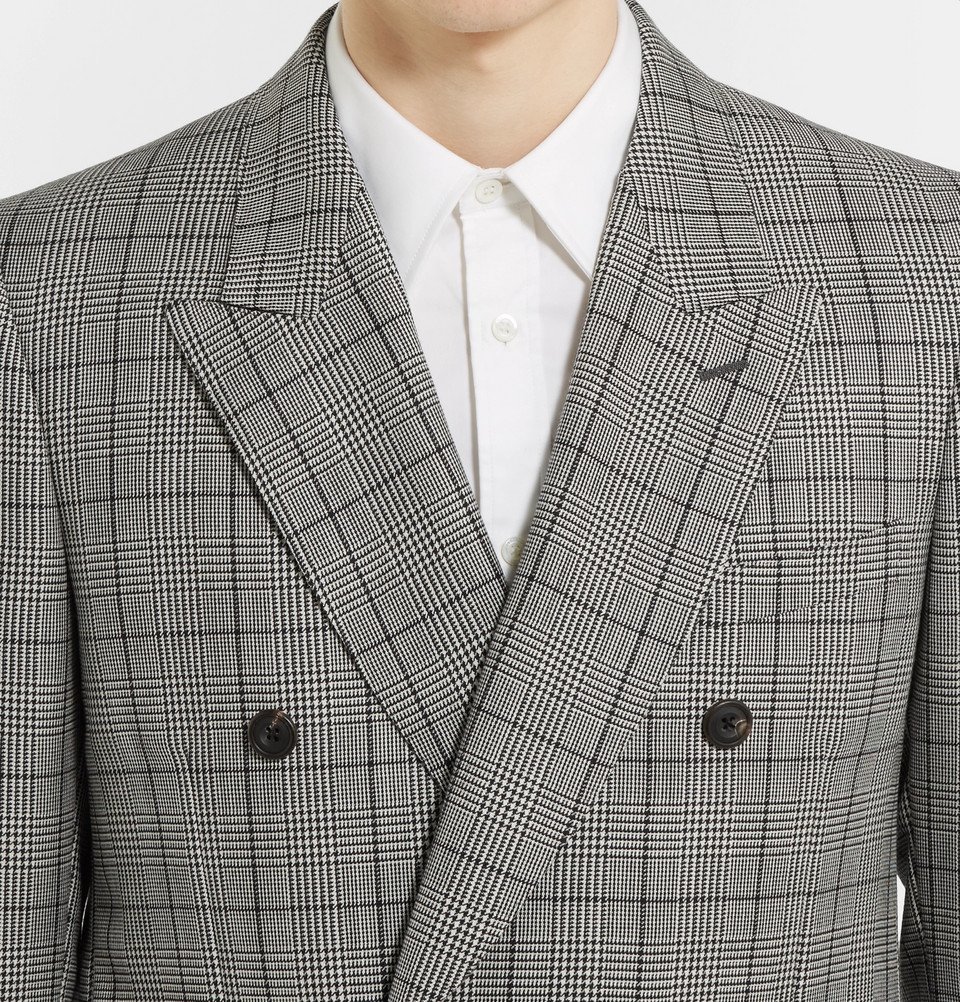Alexander McQueen - Slim-Fit Double-Breasted Prince of Wales