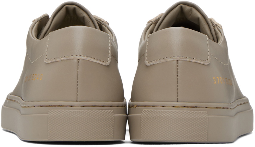 Common Projects Taupe Achilles Low Sneakers