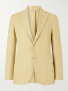 De Petrillo - Linen and Cotton-Blend Blazer - Yellow