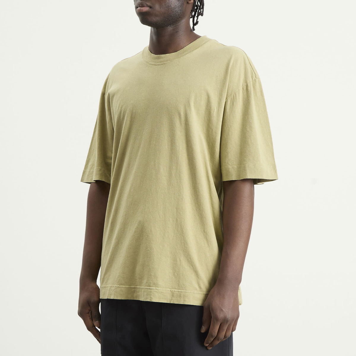 MHL by Margaret Howell Men's Simple T-Shirt in Pale Green MHL by
