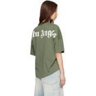 Palm Angels Khaki Classic Logo Over T-shirt