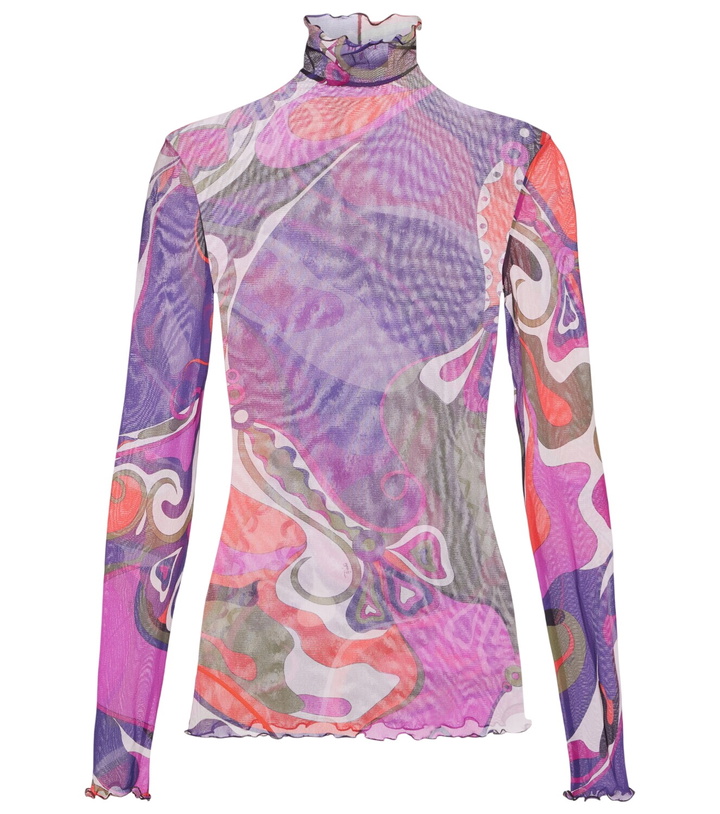 Photo: Pucci Orchidee tulle top