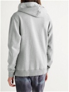 PASADENA LEISURE CLUB - Suburbs Sport Printed Fleece-Back Cotton-Blend Jersey Hoodie - Gray - S