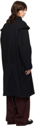 Kiko Kostadinov Black Bendix Coat
