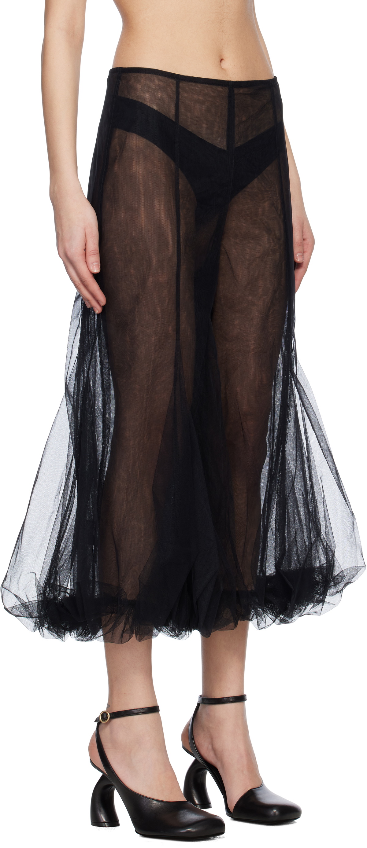 Renaissance Renaissance Black Loulou Tulle Trousers