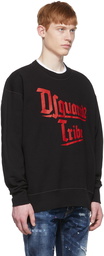 Dsquared2 Black D2Tribe Slouch Sweatshirt