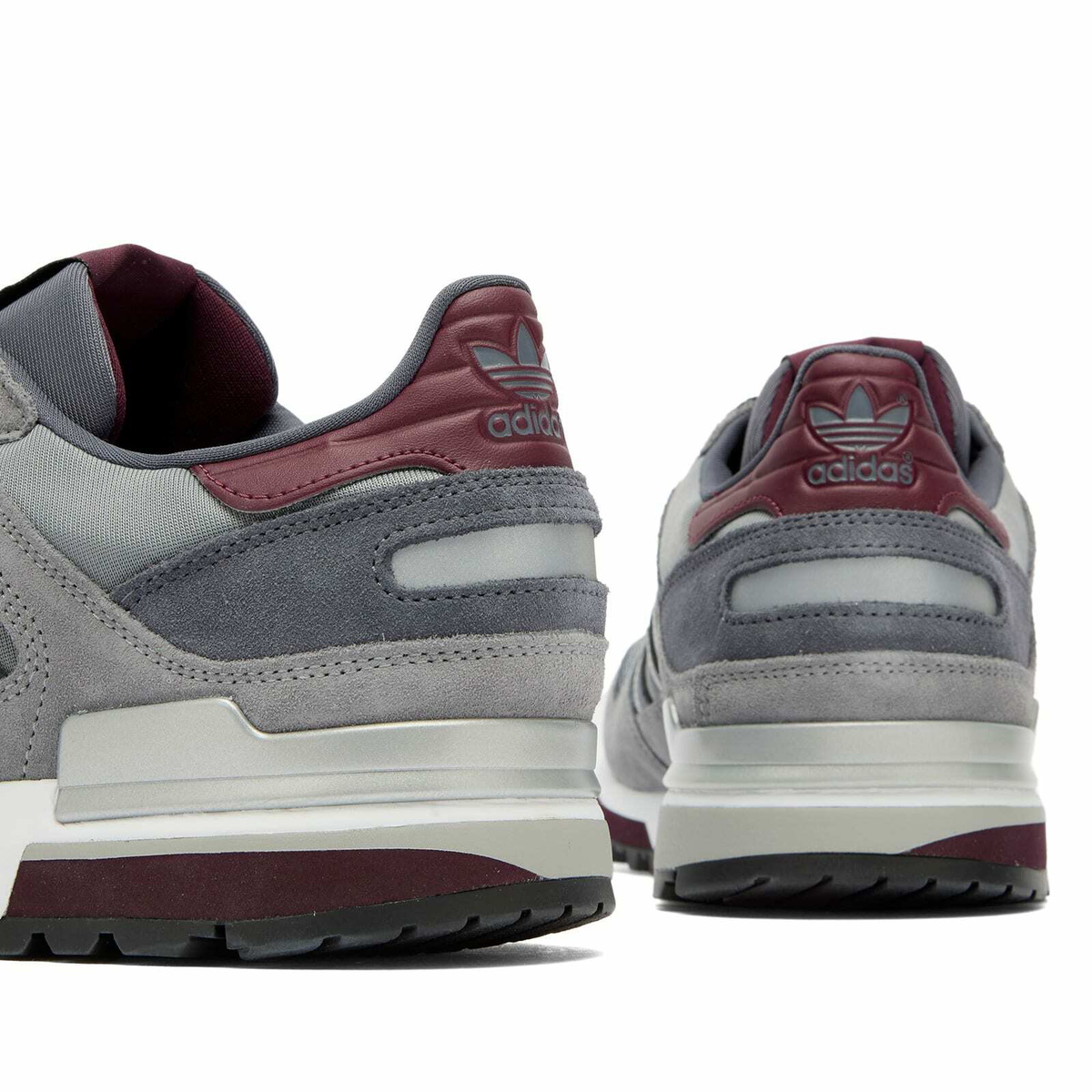 Adidas Men's ZX 600 Sneaker in Grey/Legend Ink/Maroon adidas