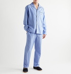 Polo Ralph Lauren - Striped Cotton-Poplin Pyjama Trousers - Blue