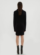 Atlein Asymmetrical Neck Sweater Dress