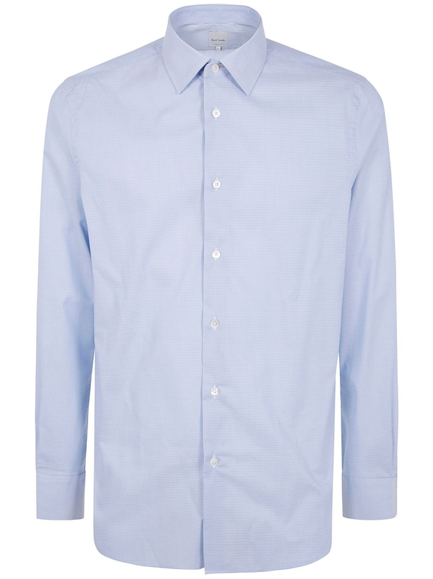 Photo: Paul Smith Mens Sc Tailored Fit Shirt in Blue