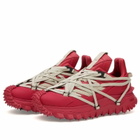 Rick Owens x Moncler Trailgrip Megalace Sneaker in Carnelian