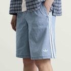 Adidas Men's Denim Shorts in Light Blue