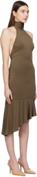Miaou Green Karina Midi Dress
