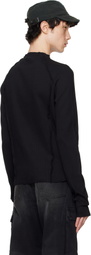 MISBHV Black Rib Zipped Longsleeve Jacket