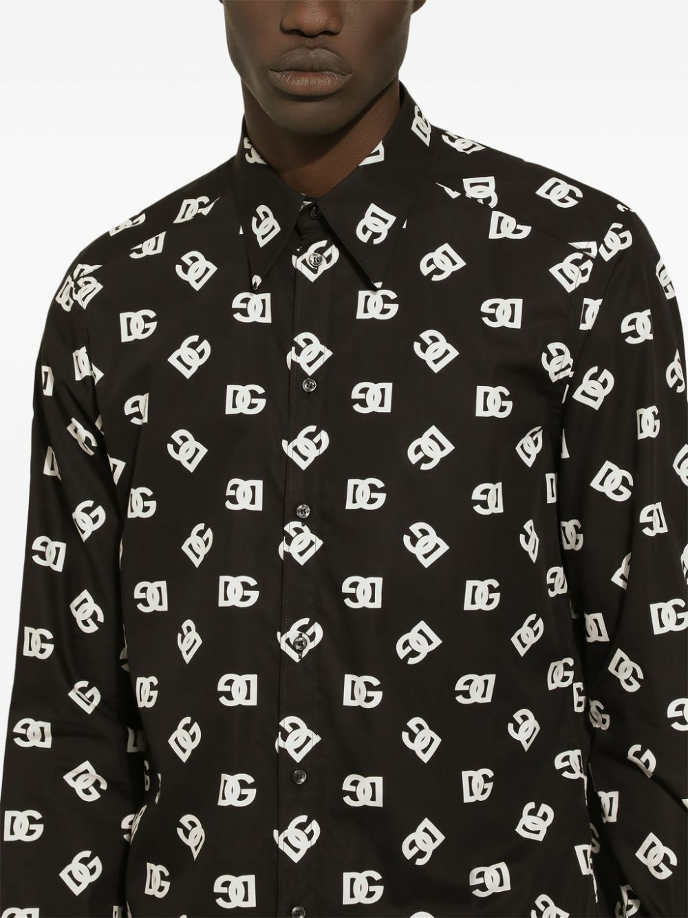 DOLCE & GABBANA - Allover Logo Shirt Dolce & Gabbana DOLCE & GABBANA - Allover Logo Shirt Dolce & Gabbana