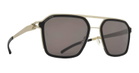Mykita Mr003 Al3 - Titan / Black / Brown Solid Lens Sunglasses