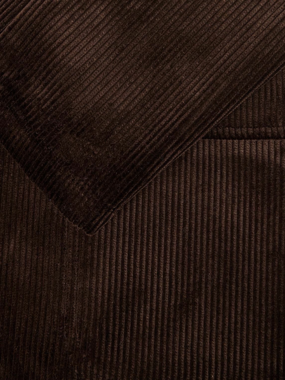De Bonne Facture - Cotton-Corduroy Suit Jacket - Brown