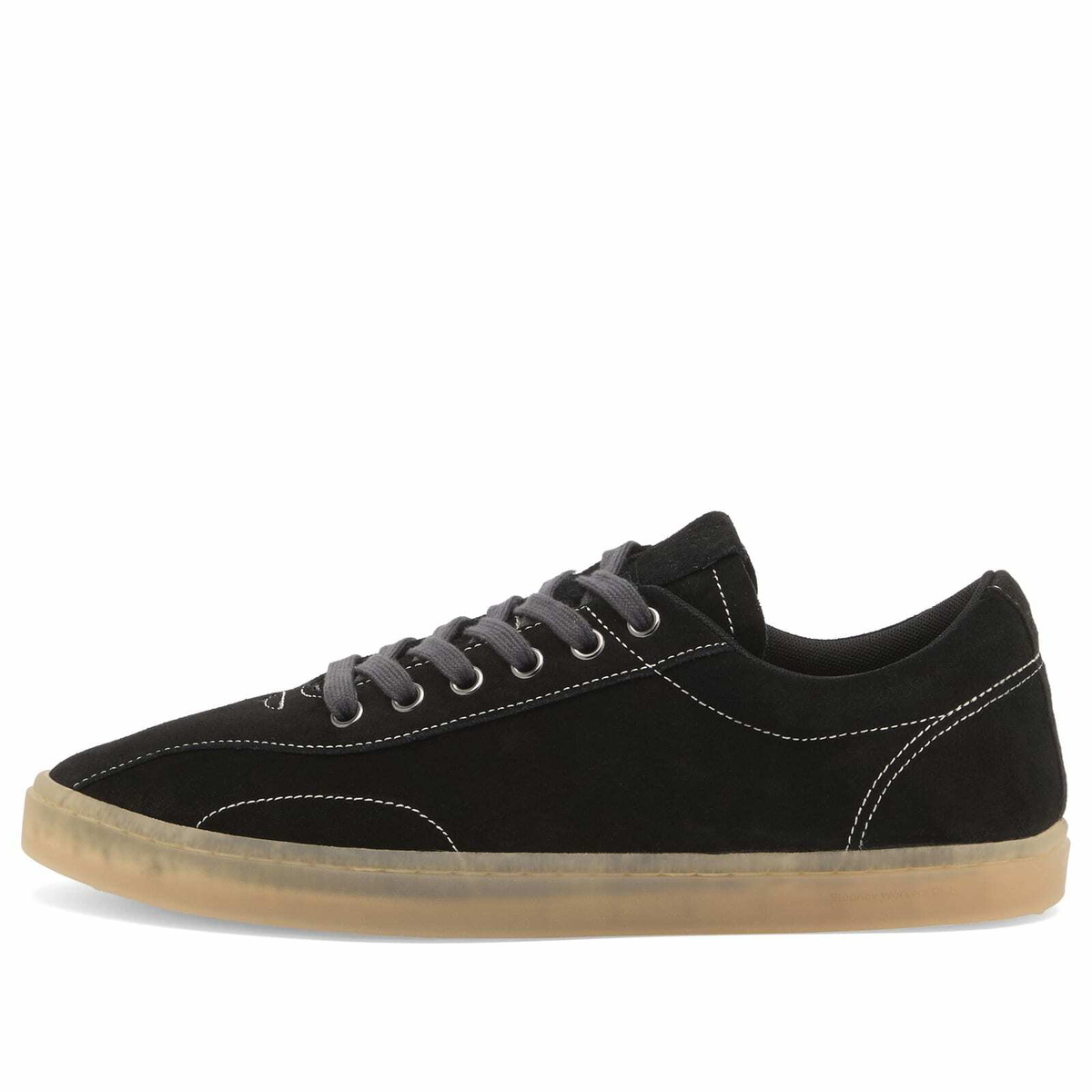 Stepney Workers Club Men's Surma Suede Sneaker in Black