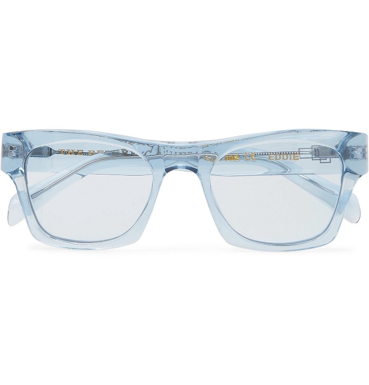 Photo: The Reference Library - Eddie Square-Frame Acetate Sunglasses - Blue