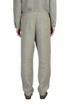120% Lino Pants In Green Linen