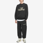 Late Checkout Men's LC Logo Sweat Pants in Black