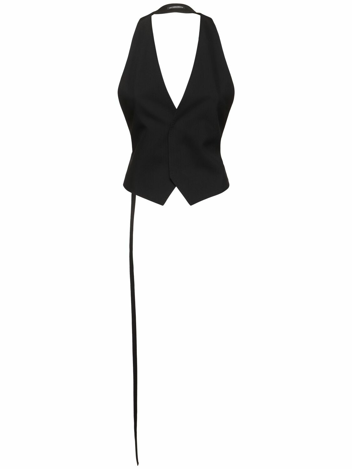 Ann Demeulemeester - Lut cotton voile vest Ann Demeulemeester